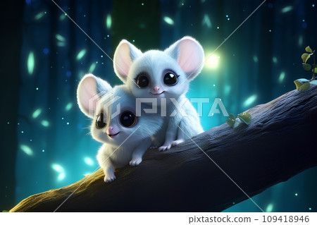 galago on the tree 109418946