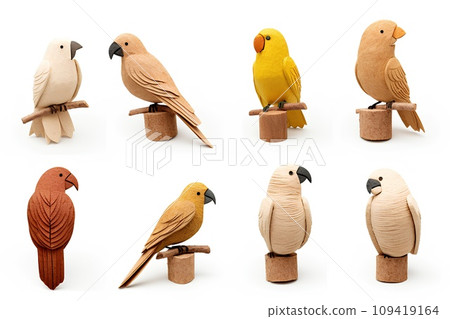 Bird made of wood-2 109419164