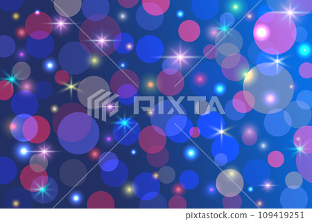 Dark blue bokeh abstract background with lights, stars and sparkles. Copy space. Dark blue bokeh abstract background with lights, stars and sparkles. Copy space. 109419251