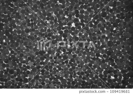 White and black styrofoam surface background texture closeup detail 109419681