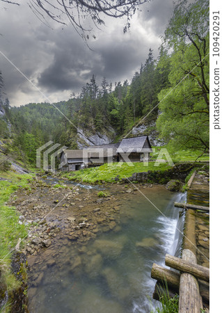 Oblazy water mills near Kvacany, Kvacianska valley, Slovakia Oblazy water mills near Kvacany, Kvacianska valley, Slovakia 109420291