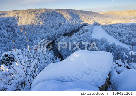 Nine Mills Viewpoint near Hnanice, NP Podyji, Southern Moravia, Czech Republic 109421201