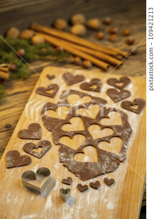 making of the Christmas cookies 109421213