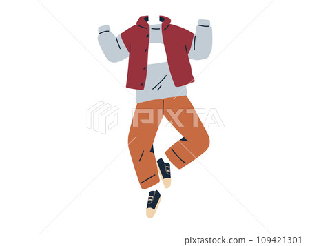 Clothes vector illustration. Clothes donation fosters sense solidarity and empathy by supporting those in need Garments fashioned from sustainable materials align with ethical fashion choices Clothes vector illustration. Clothes donation fosters sense solidarity and empathy by supporting those in need Garments fashioned from sustainable materials align with ethical fashion choices 109421301