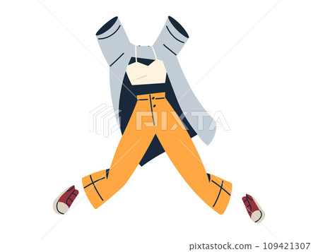 Clothes vector illustration. Garments fashioned from sustainable materials align with ethical fashion choices and environmental responsibility The clothes metaphorically conveys ones personal 109421307