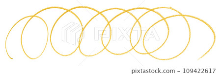Yellow pencil strokes isolated on white background. Yellow pencil strokes isolated on white background. 109422617
