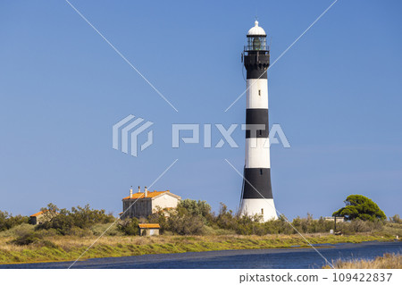 lighthouse Faraman, Salin de Giraud, Provence-Alpes-Cote d'Azur, France 109422837