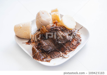 boiled taro and skin boiled taro and skin 109423183