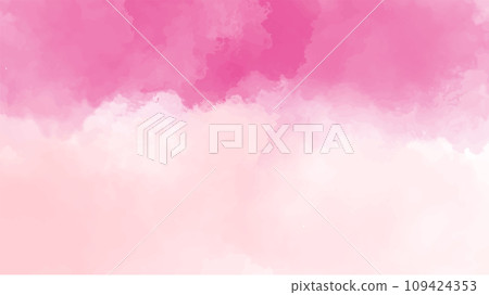 Abstract pink watercolor background.Hand painted watercolor. vector Abstract pink watercolor background.Hand painted watercolor. vector 109424353