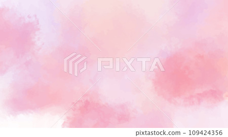 Abstract pink watercolor background.Hand painted watercolor. vector 109424356