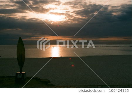 Wakayama Shirahama coast dusk sunset 2 Wakayama Shirahama coast dusk sunset 2 109424535