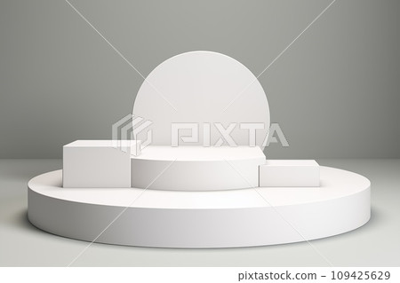 3D podium for product display modern by Generative AI 109425629