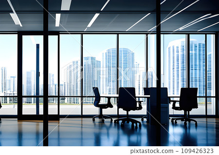 an Empty meeting room in office 109426323