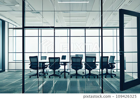 an Empty meeting room in office an Empty meeting room in office 109426325