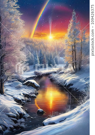 panorama of beautiful countryside, landscape panorama of beautiful countryside, landscape 109426375
