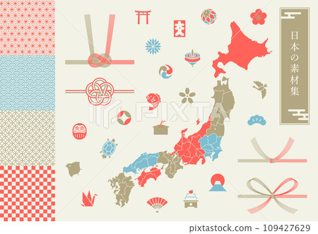 日本設計素材集,包括日本地圖、日本圖案等。 日本設計素材集,包括日本地圖、日本圖案等。 109427629