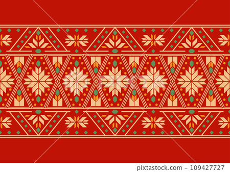 abstract geometric shape seamless pattern background, yellow, green and red colors abstract geometric shape seamless pattern background, yellow, green and red colors 109427727