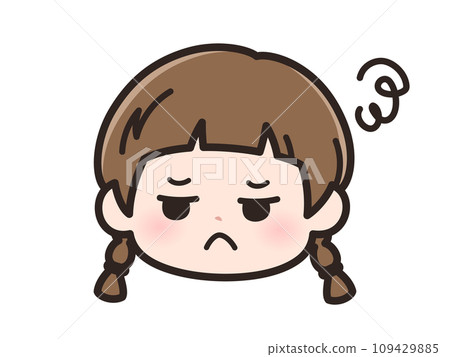 一張令人厭惡的女孩的臉 109429885