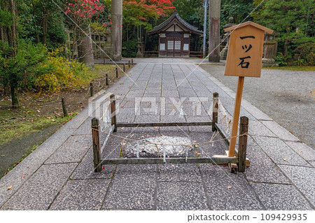 京都石清水八幡宮參道上的一塊石頭 京都石清水八幡宮參道上的一塊石頭 109429935