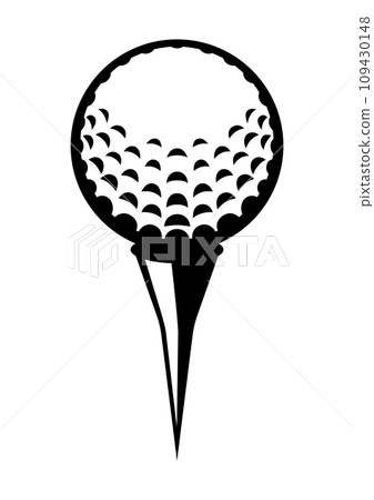 Golf ball illustration. Sport club item or symbol. Golf ball illustration. Sport club item or symbol. 109430148