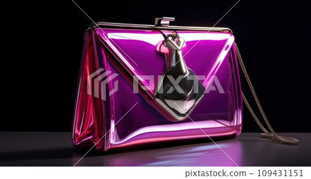 vivienne westwood purse fuchsia in a metallic leather, vivienne westwood purse fuchsia in a metallic leather, 109431151