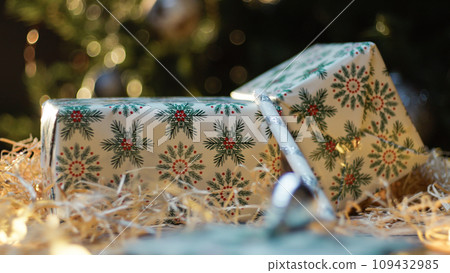 Christmas gifts under the tree Christmas gifts under the tree 109432985