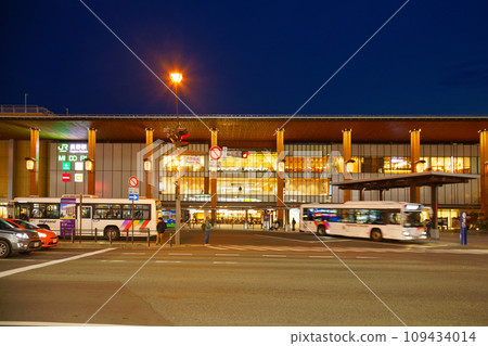 JR長野站夜景亮燈 JR長野站夜景亮燈 109434014