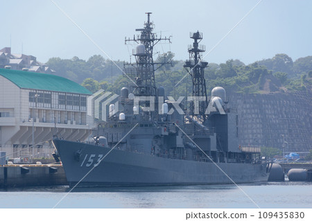 Maritime Self-Defense Force destroyer Yugiri anchored Maritime Self-Defense Force destroyer Yugiri anchored 109435830