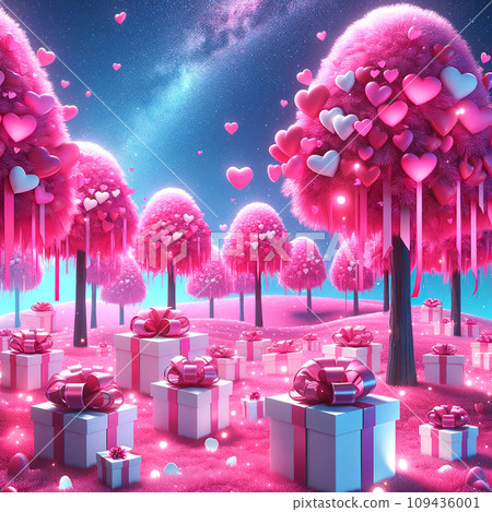 鮮豔的粉紅夢境 - AI 生成的圖像 鮮豔的粉紅夢境 - AI 生成的圖像 109436001