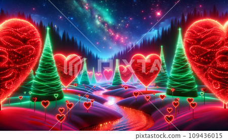 聖誕節的心跳-AI生成圖像 聖誕節的心跳-AI生成圖像 109436015