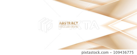 Soft gold modern abstract background with shadows and geometric shapes 109436775