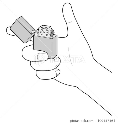 手拿著打火機 109437361