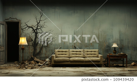 Ruined room generative ai 109439420