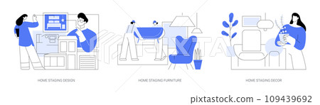 Home staging isolated cartoon vector illustrations se Home staging isolated cartoon vector illustrations se 109439692
