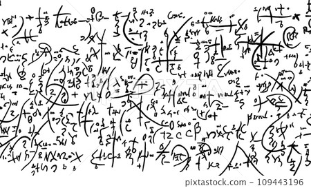 板上寫有虛構人物，透明背景上有純黑色字符，AI 生成的圖像 109443196