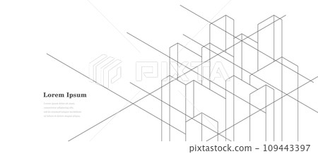 geometry abstract architecture technology business background geometry abstract architecture technology business background 109443397