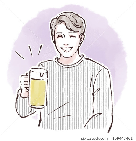 Alcohol/Beer/Cheers/Drinking party/Alcohol/Drinking/Year-end party/New Year's party/Welcome party/Celebration/Izakaya/Mug/ 109443461