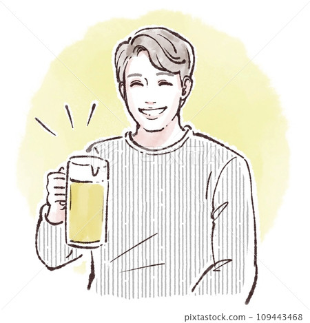 Alcohol/Beer/Cheers/Drinking party/Alcohol/Drinking/Year-end party/New Year's party/Welcome party/Celebration/Izakaya/Mug/ 109443468