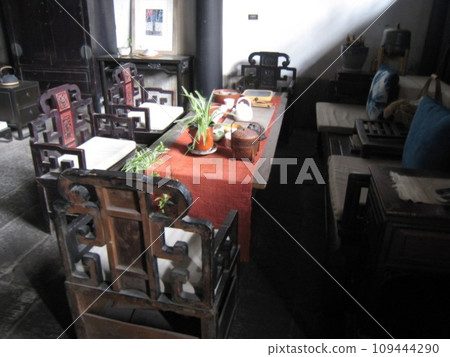 中國重慶的舊辦公桌 109444290