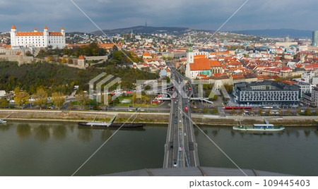 Historical center of Bratislava with Castle 109445403