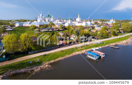 Aerial view of Russian city Rostov 109445679