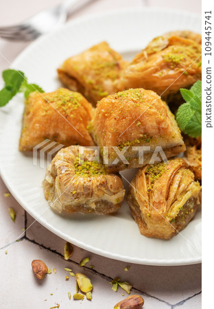 Turkish traditional baklava Turkish traditional baklava 109445741