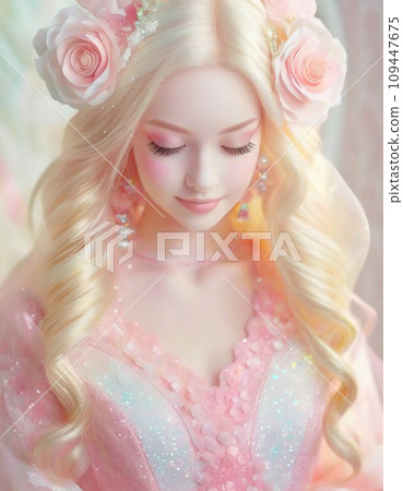 美麗的女人肖像 109447675