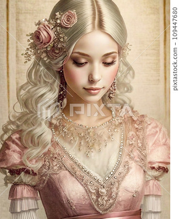 woman in beautiful dress woman in beautiful dress 109447680