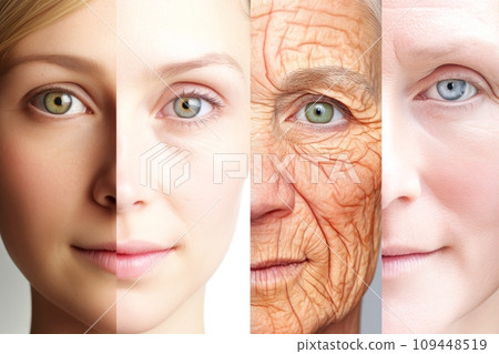 Skin diseases-allergies, psoriasis,diseases symptoms concept, Generative AI 109448519