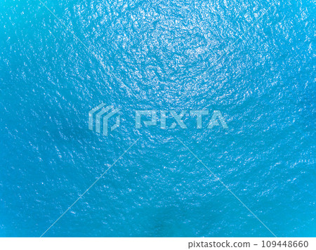 Sea surface ocean waves background,Top view ocean sea background Sea surface ocean waves background,Top view ocean sea background 109448660