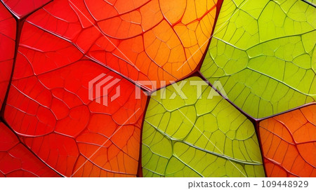 Close up texture leaf structure macro photography, abstract texture, Generative AI illustration 109448929