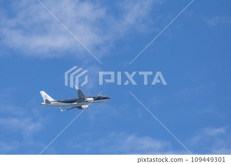 從羽田機場起飛的客機/飛機/Starflyer A320 109449301