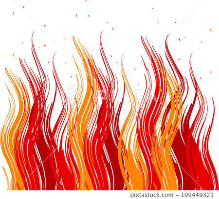 用筆畫出搖曳的日式火焰 用筆畫出搖曳的日式火焰 109449321