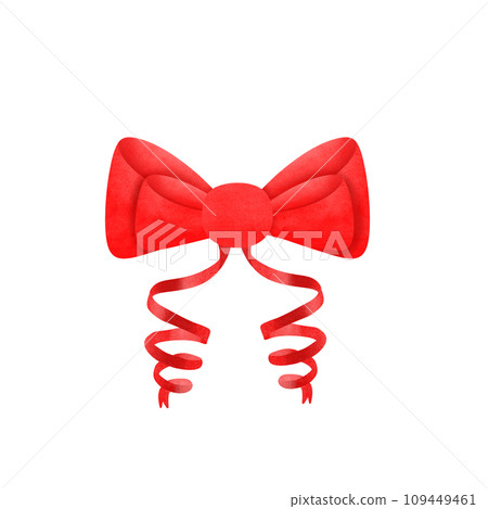 festive ribbon with bow festive ribbon with bow 109449461